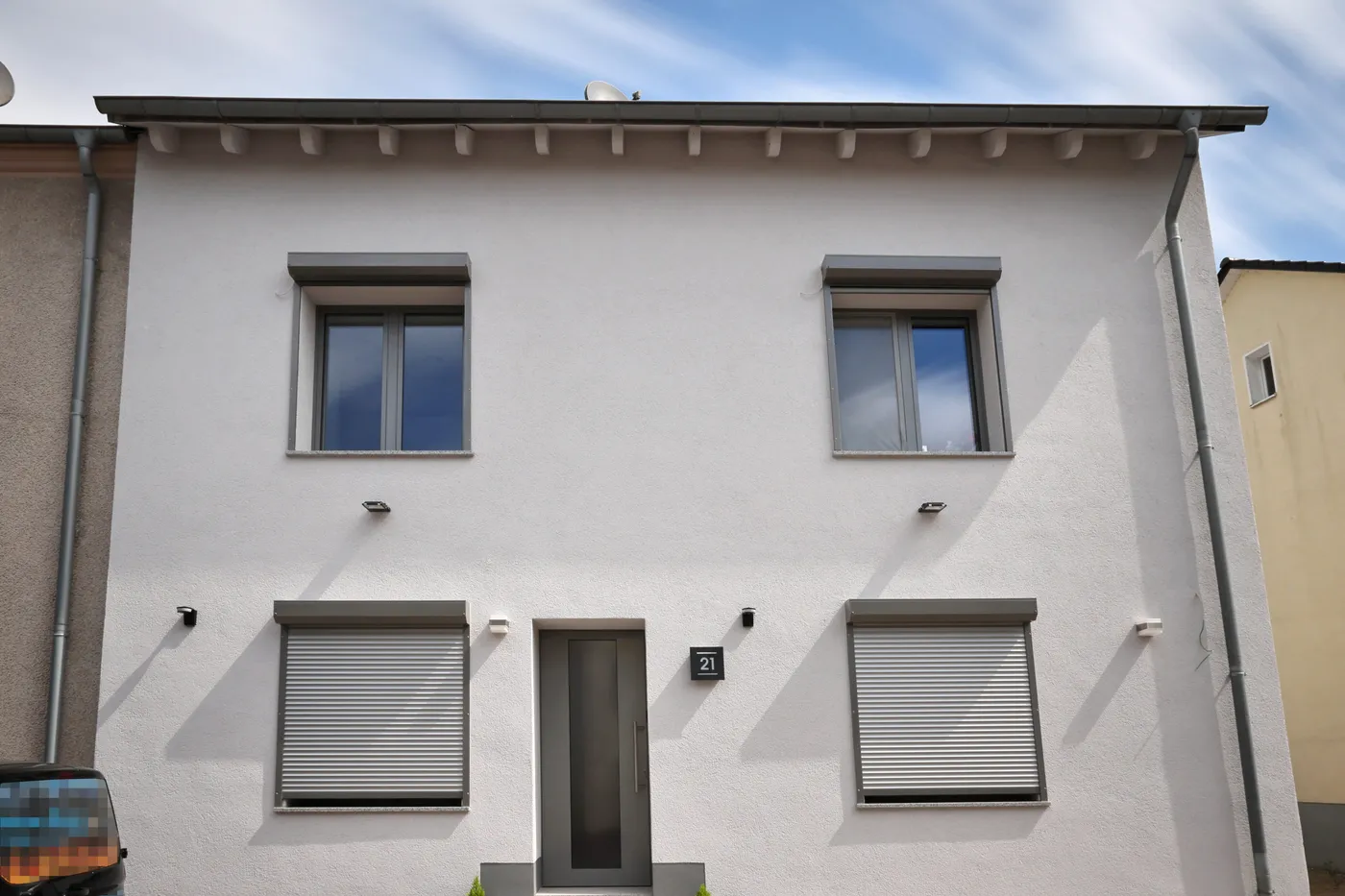 Außenansicht des Hauses in Wallerfangen